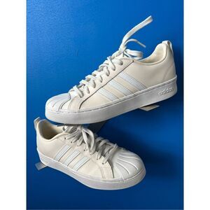 Adidas Streetcheck Sneakers Women's Size 8 Cream & White GW5495 - no insole